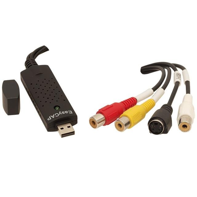 PM-30051 720p EasyCAP Video ve Ses Yakalama Kartı RCA S-Video Capture Card