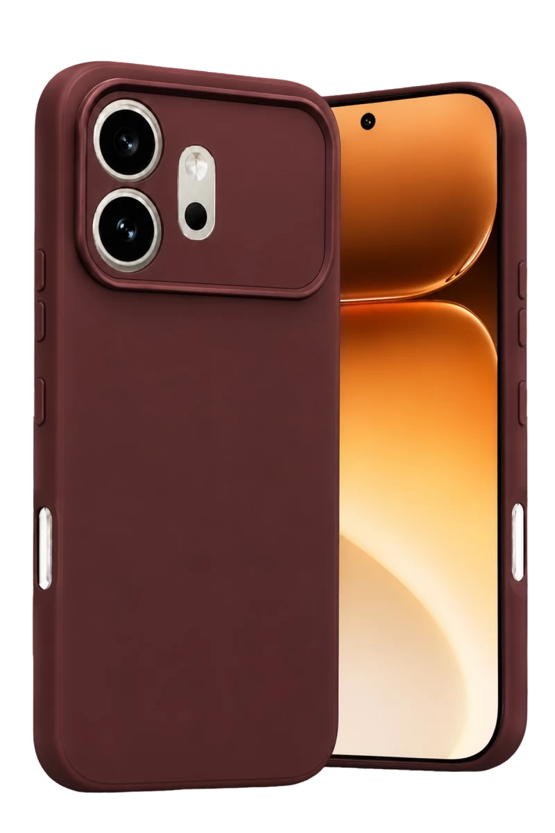 Huawei Honor 600 Uyumlu First Silikon - Bordo