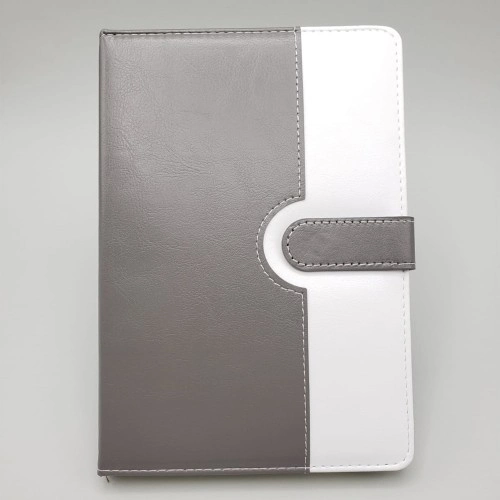 Modern Tasarımlı Çizgili Termo Deri Defter A5 Boyut