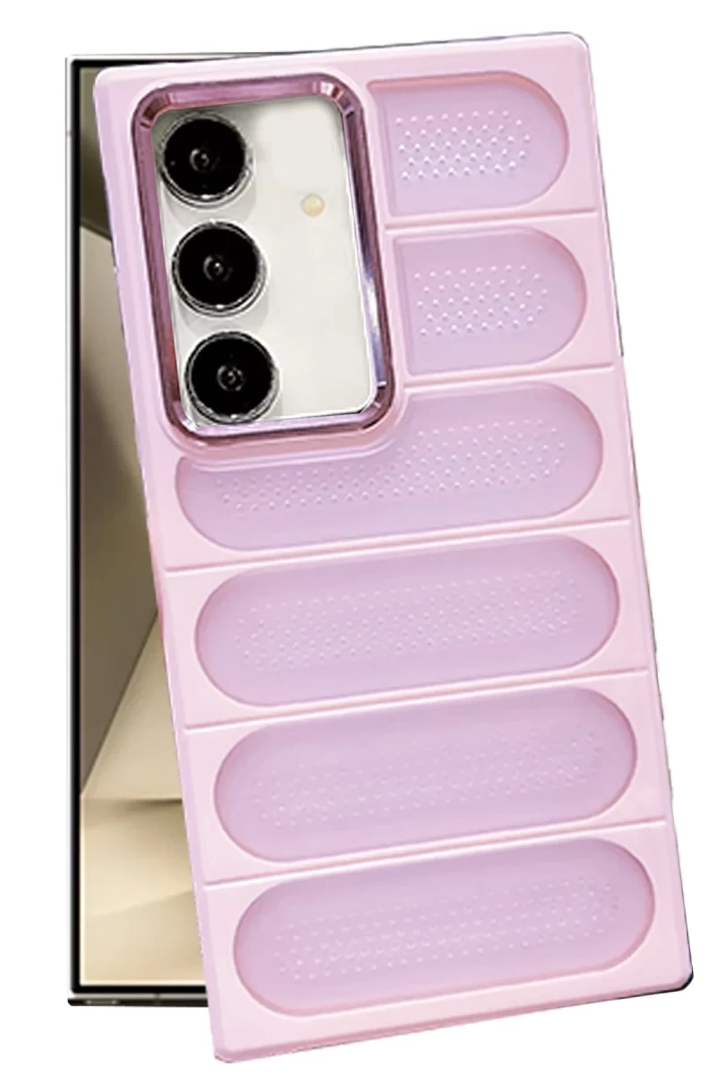 Samsung Galaxy S24 Uyumlu Kılıf Airmax Silikon Kapak - Pembe