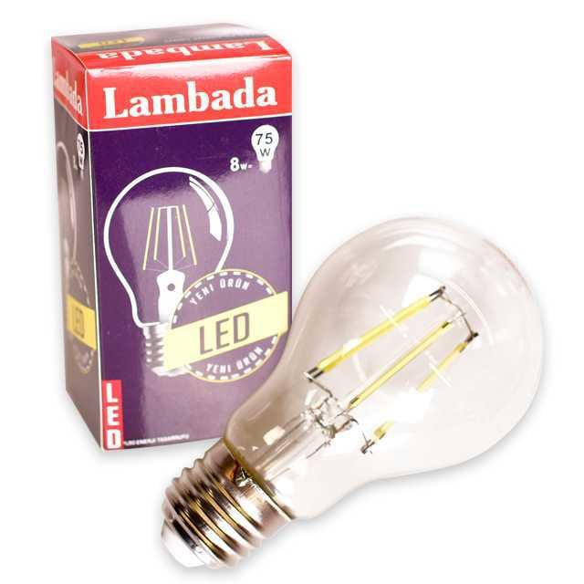 8W Beyaz Flament Led Ampul 1 Adet