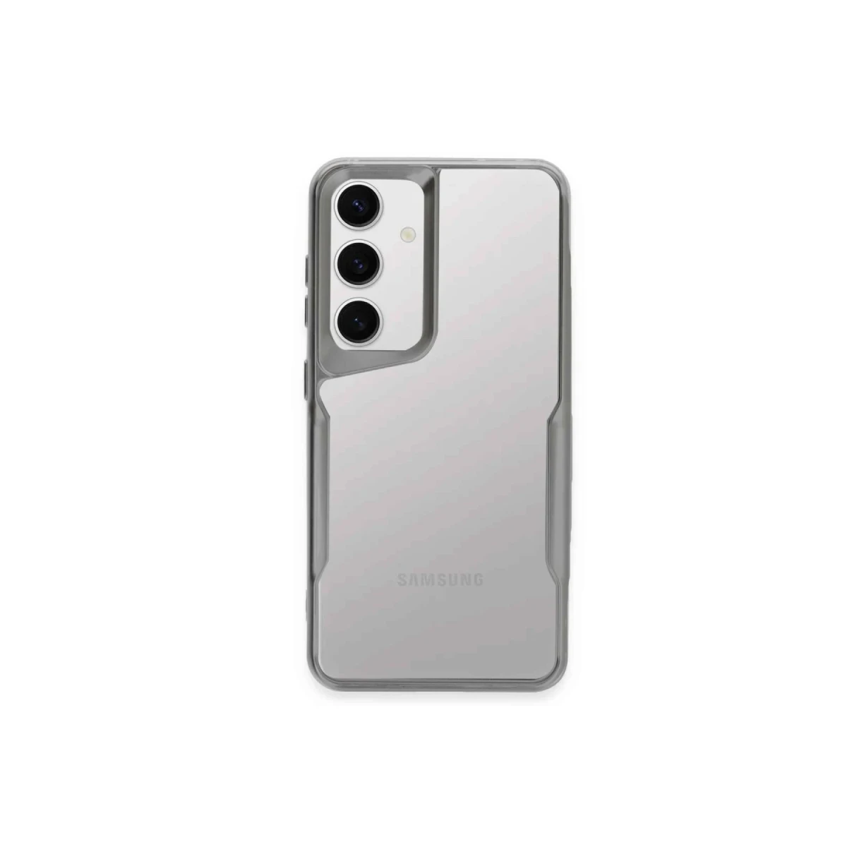 Samsung Galaxy A25 5G Kılıf Boyi Silikon Kapak - Gümüş