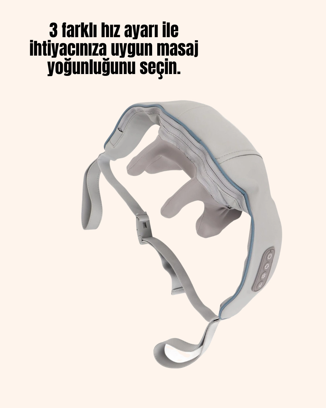 Ergonomik Isıtmalı Kablosuz Boyun ve Omuz Masaj Aleti