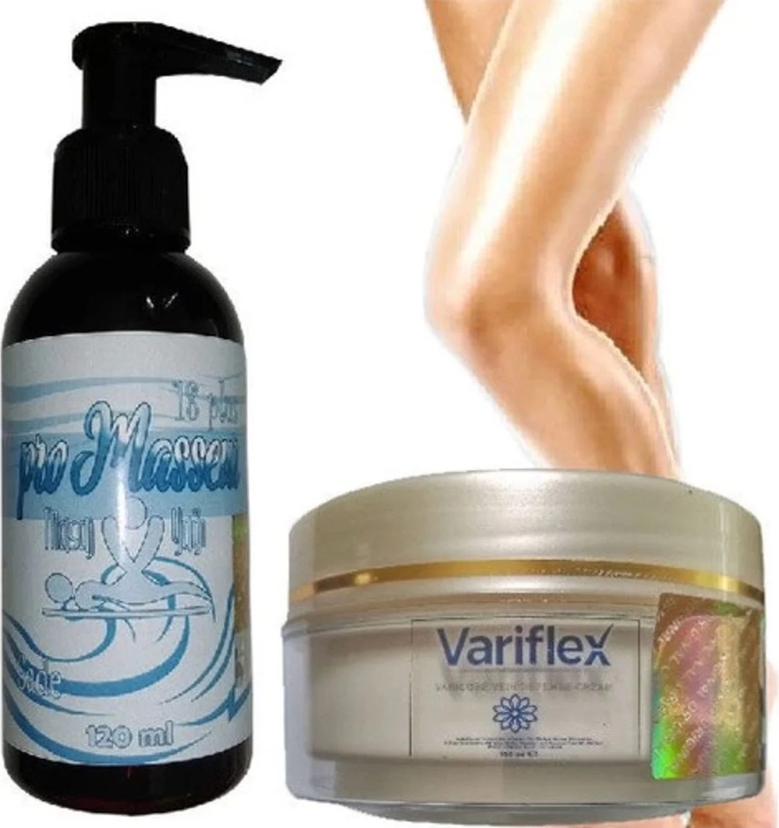 Süper Promasseur Plus Kokusuz Tatsız Sade Masaj Yağı-Variflex Krem ile