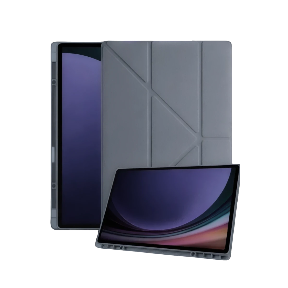 Samsung Galaxy X730 Tab S11 Kalemlikli Mars Tablet Kılıfı - Koyu Gri