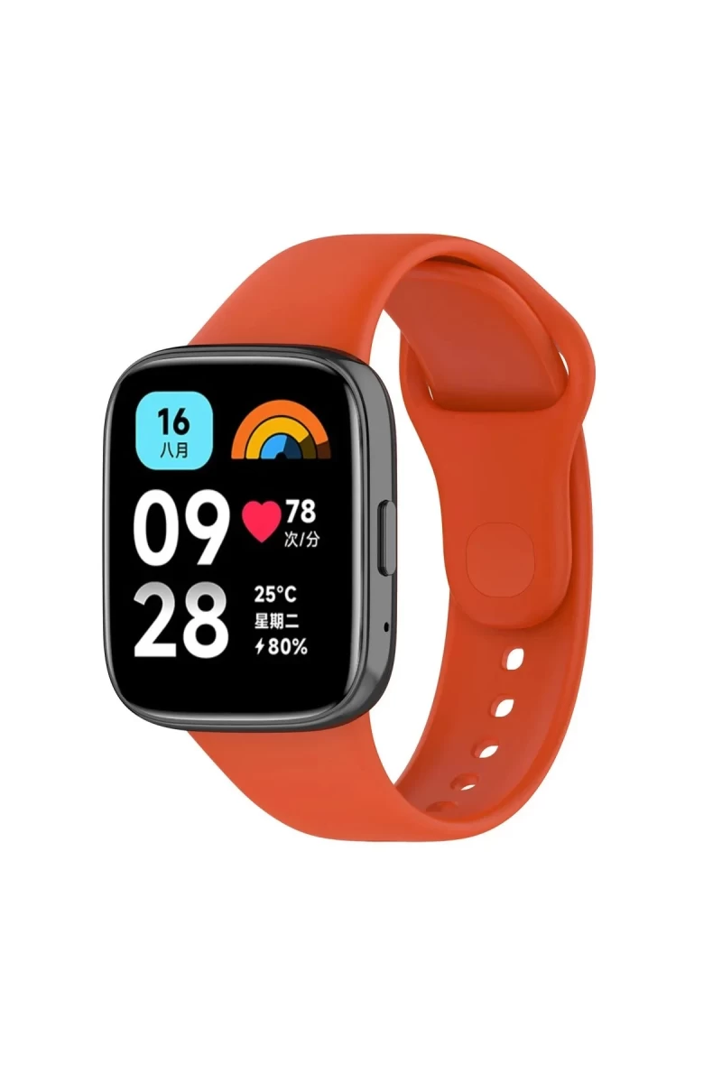 Xiaomi Redmi Watch 3 Active Klasik Kordon - Turuncu