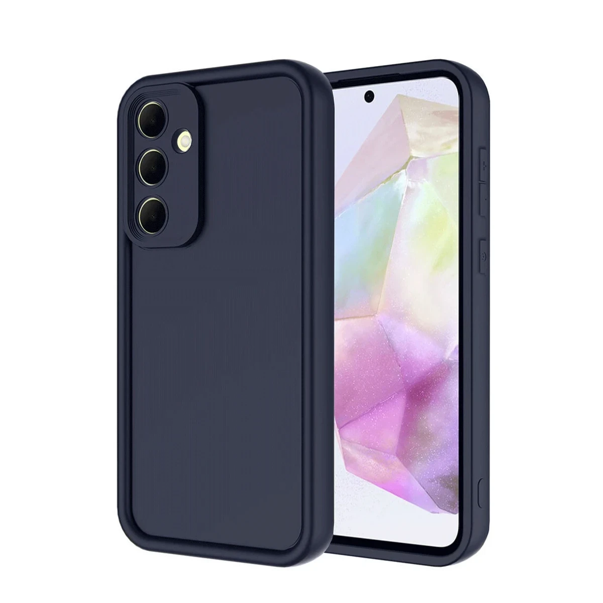 Samsung Galaxy A17 5G Viera Silikon - Lacivert