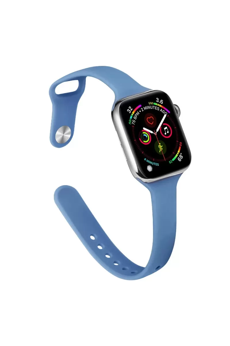 Apple Watch 38mm Uyumlu Klasik Kordon - Koyu Mavi