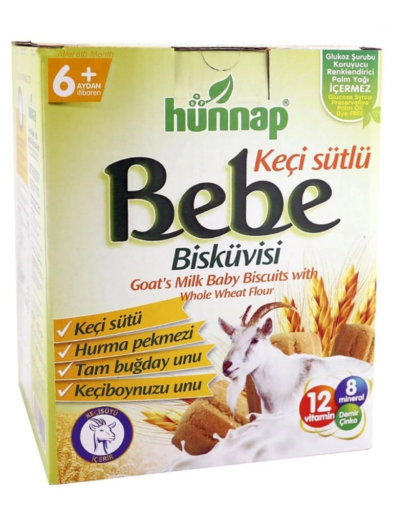 Vitaminli Keçisütlü Bebe Bisküvisi 400 Gr Besleyici Atıştırmalık