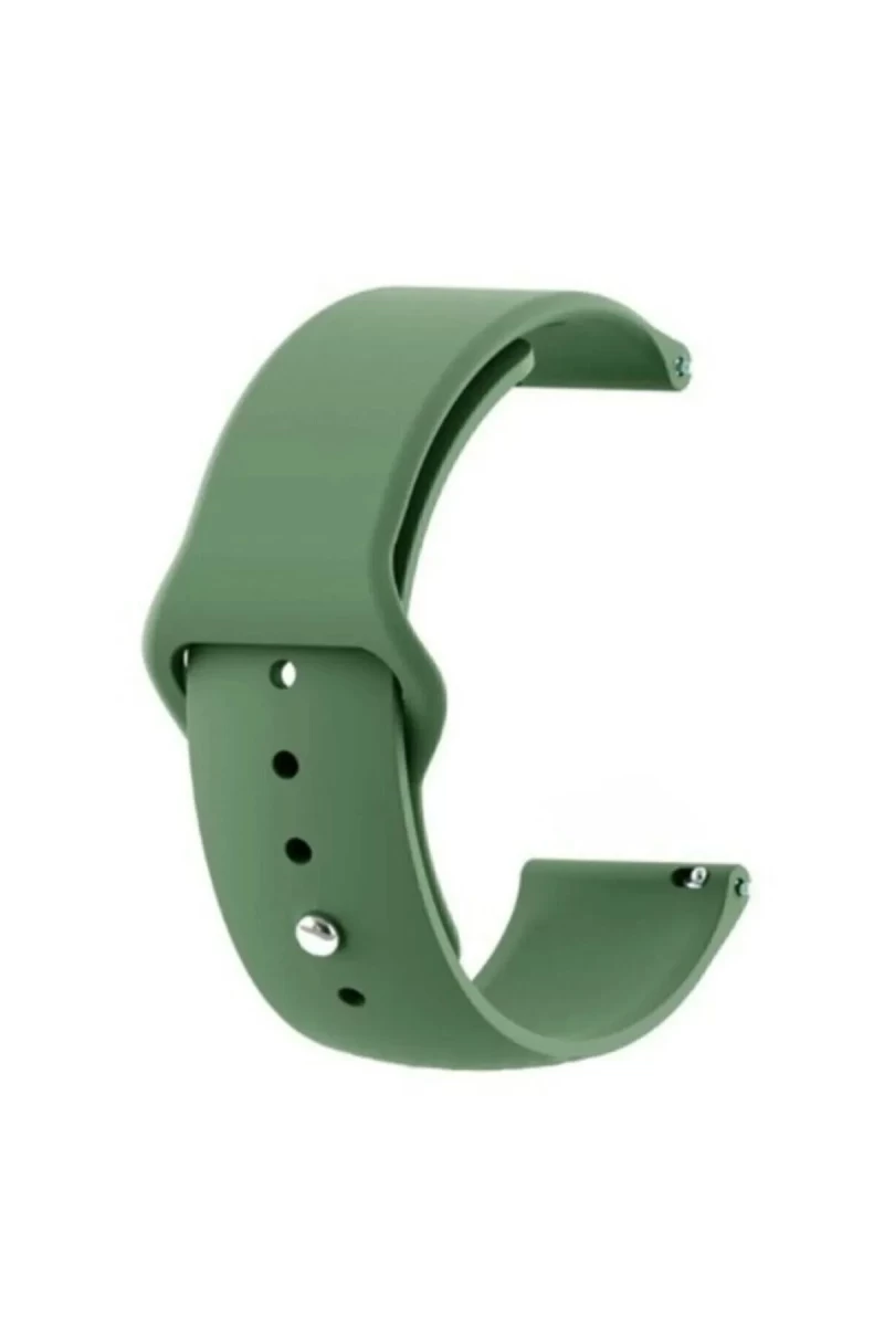 Huawei GT4 41mm 18mm Klasik Kordon - Haki Yeşil