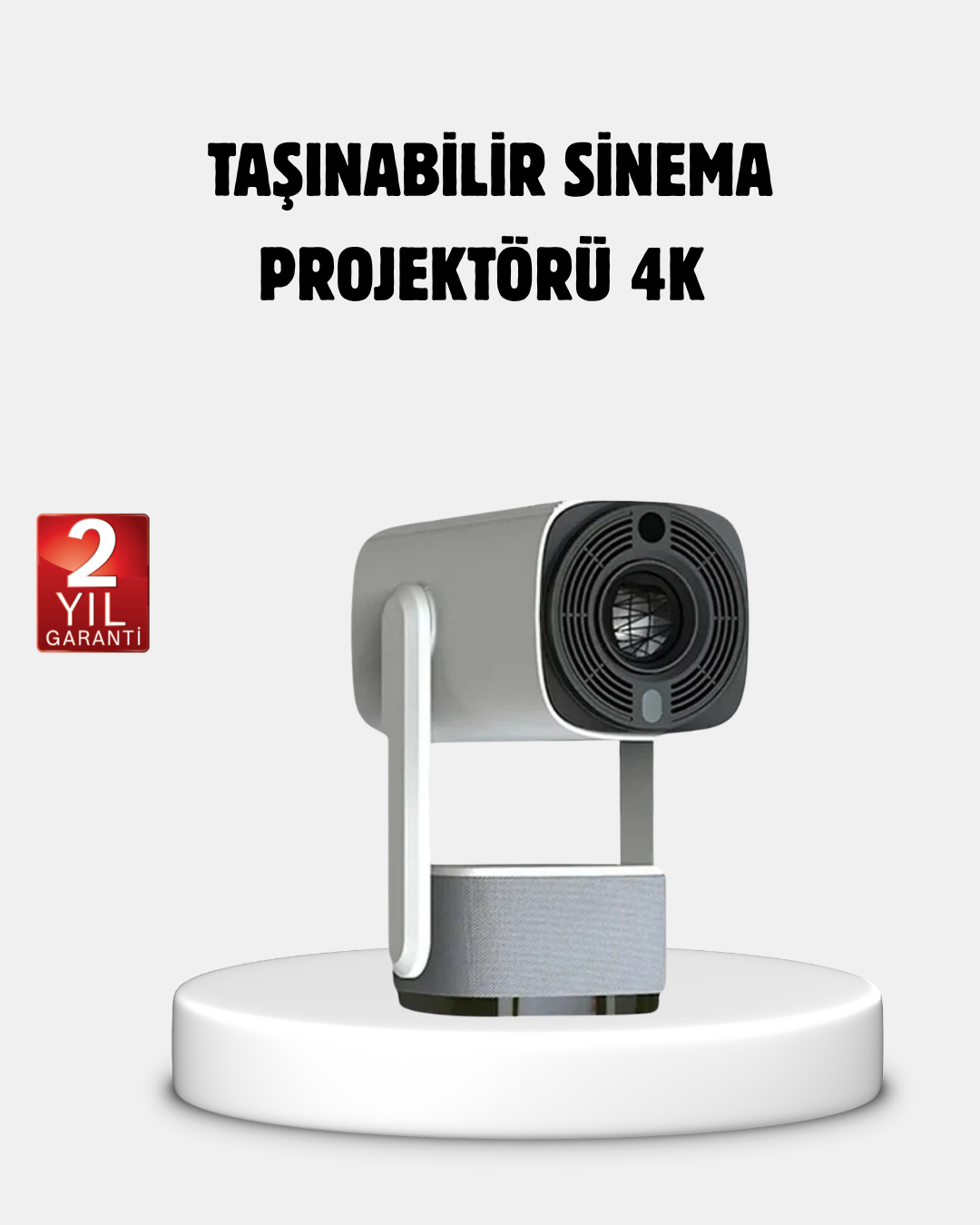 HD 720p Projeksiyon Cihazı – Geniş Ekran, 10.000 Saat Ampul Ömrü, Ev Sineması Deneyimi