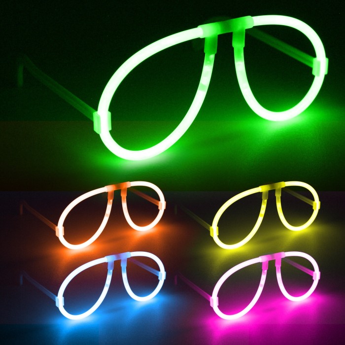 Neon Glow Fosfor Gözlük ? Festival & Parti (12'li Set)