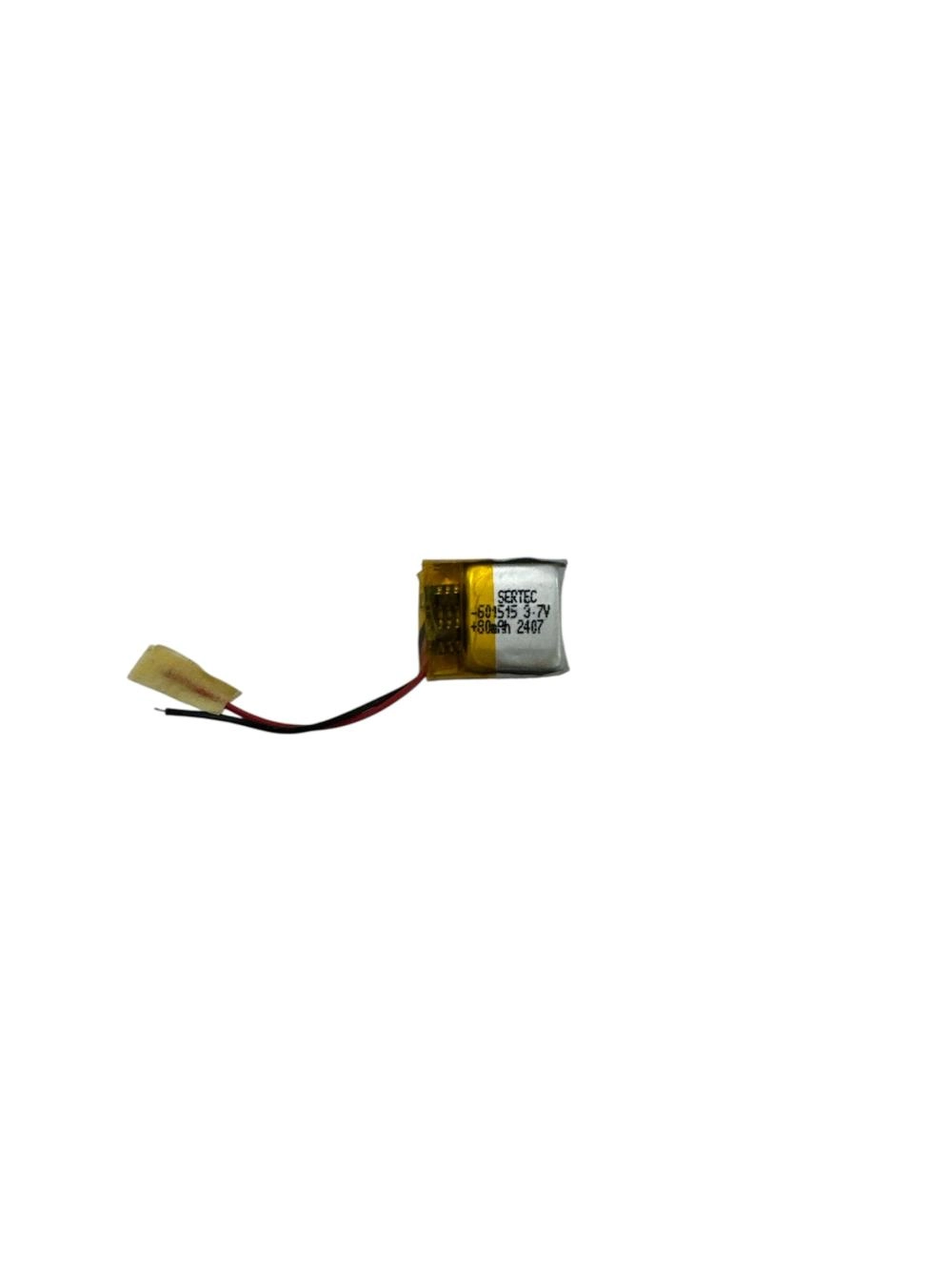 Yüksek Kapasiteli Li-Polymer Pil 3.7V 80mAh Devreli