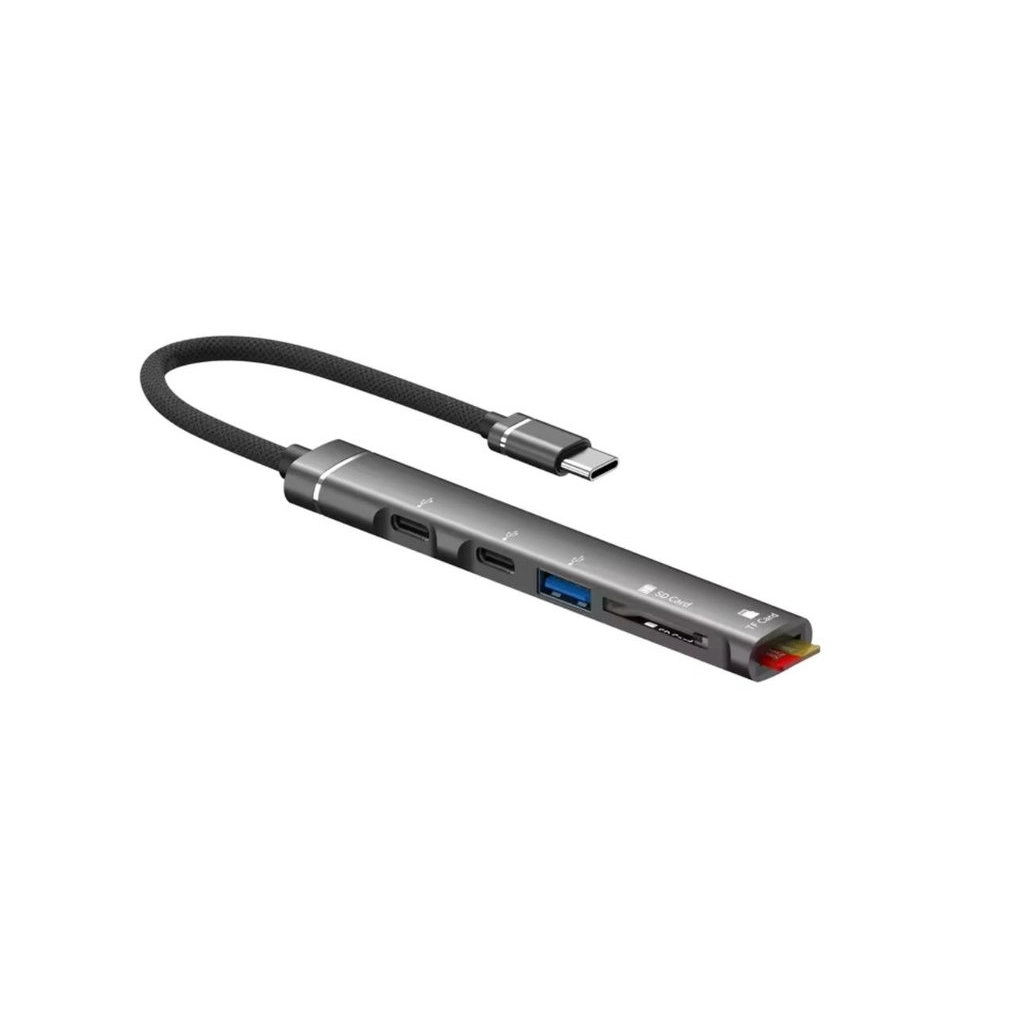 Fonksiyonel 5'li Type-C USB Hub Kart Okuyucu