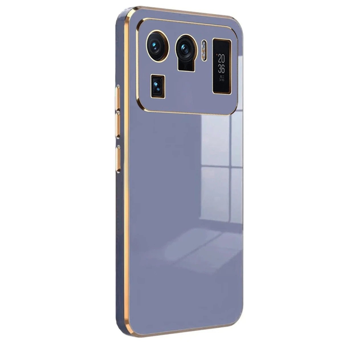 Xiaomi Mi 11 Ultra Kılıf Volet Silikon - Mavi