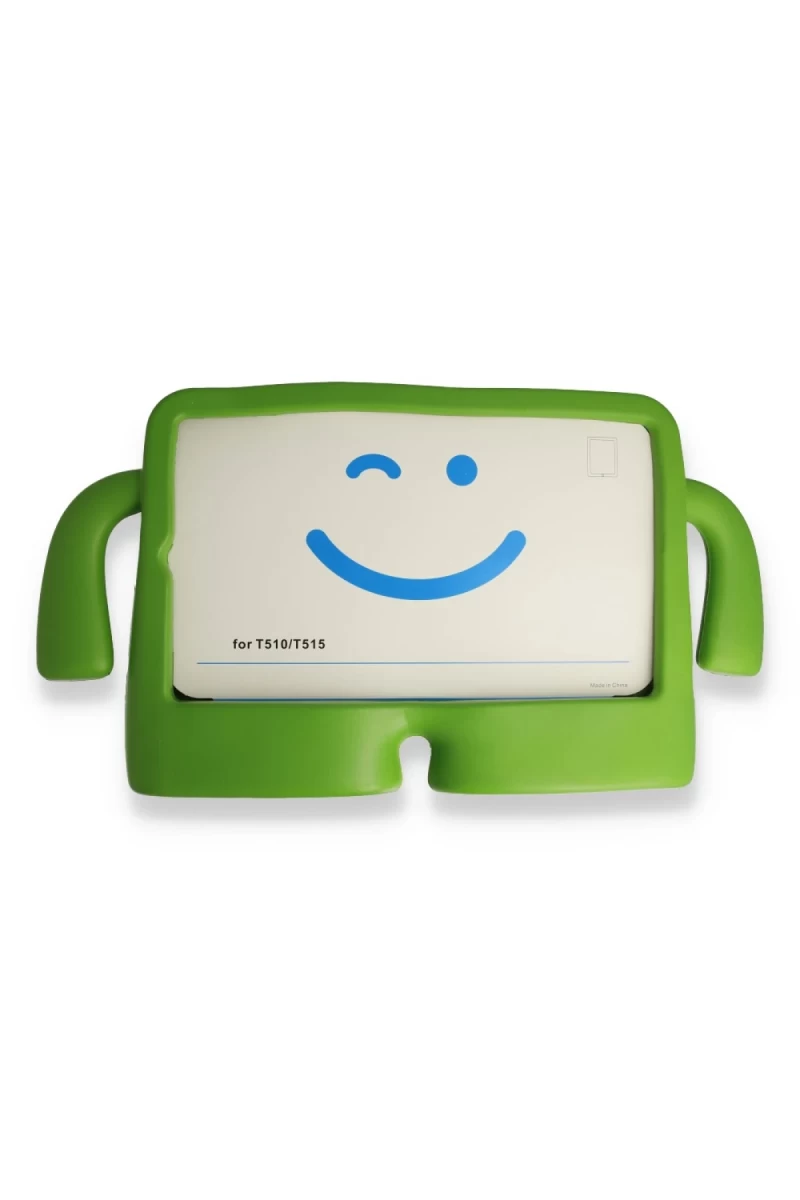 Apple iPad 2025 10.9 10.Nesil (A16) Kılıf Karakter Tablet Silikon - Yeşil
