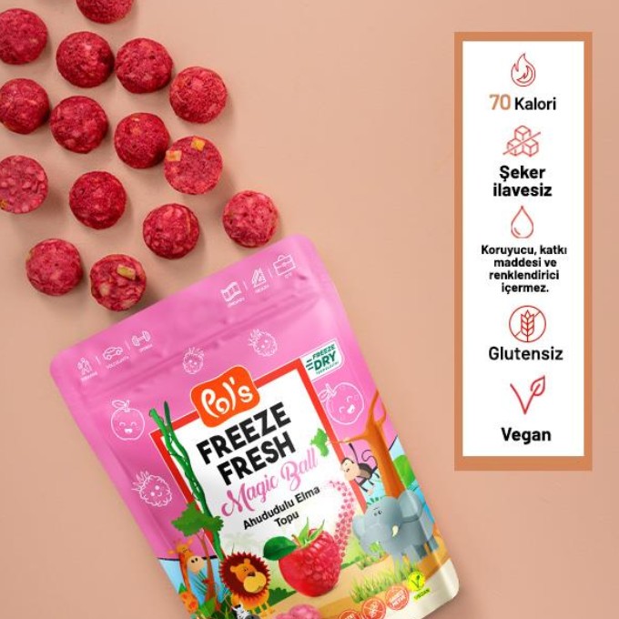 Freeze Fresh Magic Ball Ahududulu Elma Topu 20 Gr