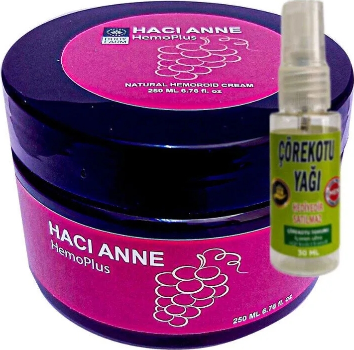 Süper Hacı Anne 200 ml Kremi+30 ml Çörek Otu Yağı ile