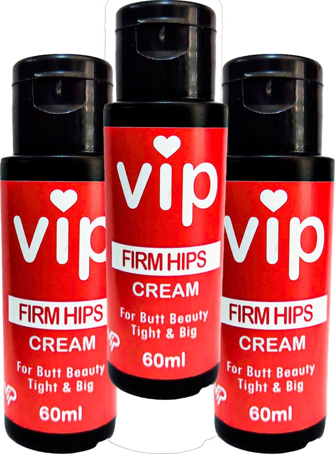 Vip Beautifull 3 Adet Buttcream Hem Kadın Hem Erkekler Için Kalçagüzelleştirici Krem 60 ml