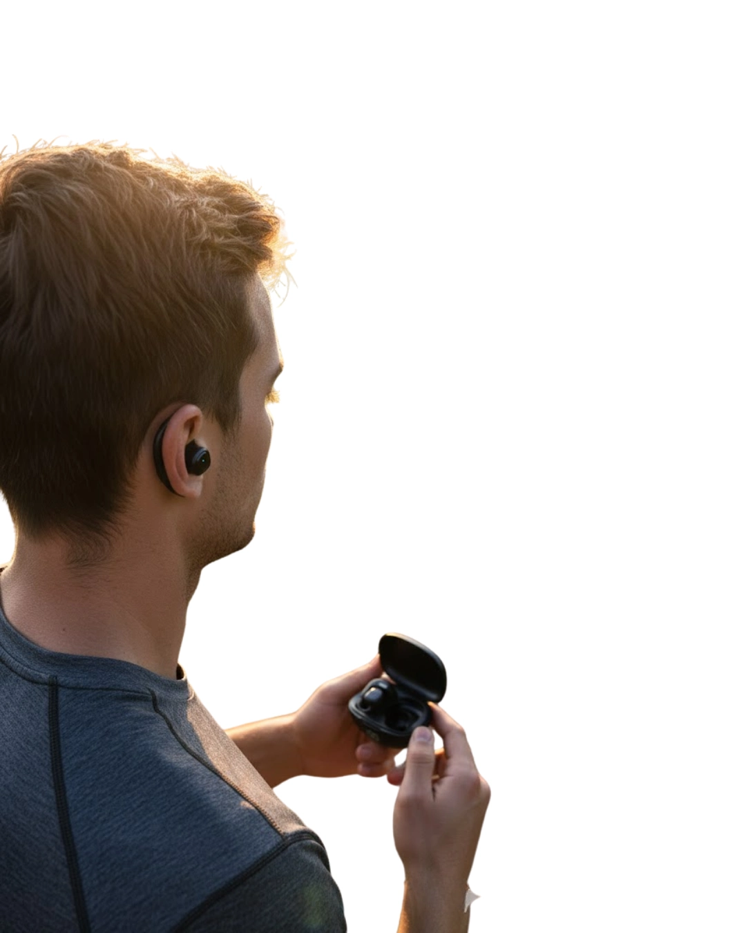 Ergonomik Kablosuz Kulaklık Açık Kulak Tasarımı Spor Kullanım