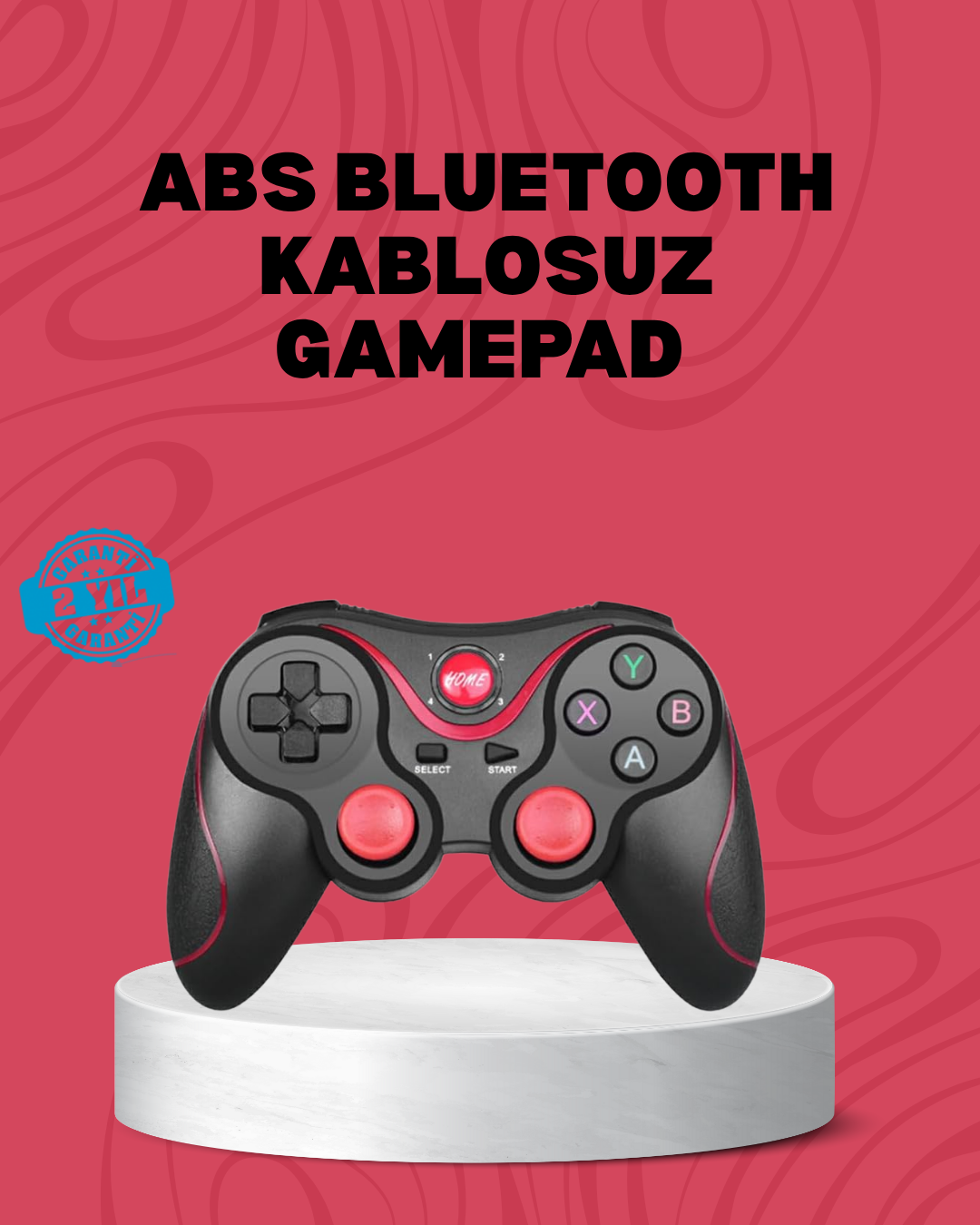 Ergonomik Tasarımlı Çok Yönlü Wireless Gamepad