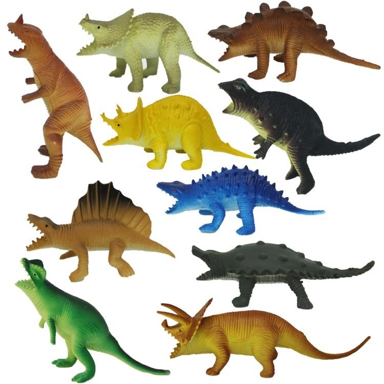 Eğlenceli Dinozorlar Poşetli Set 10 Adet