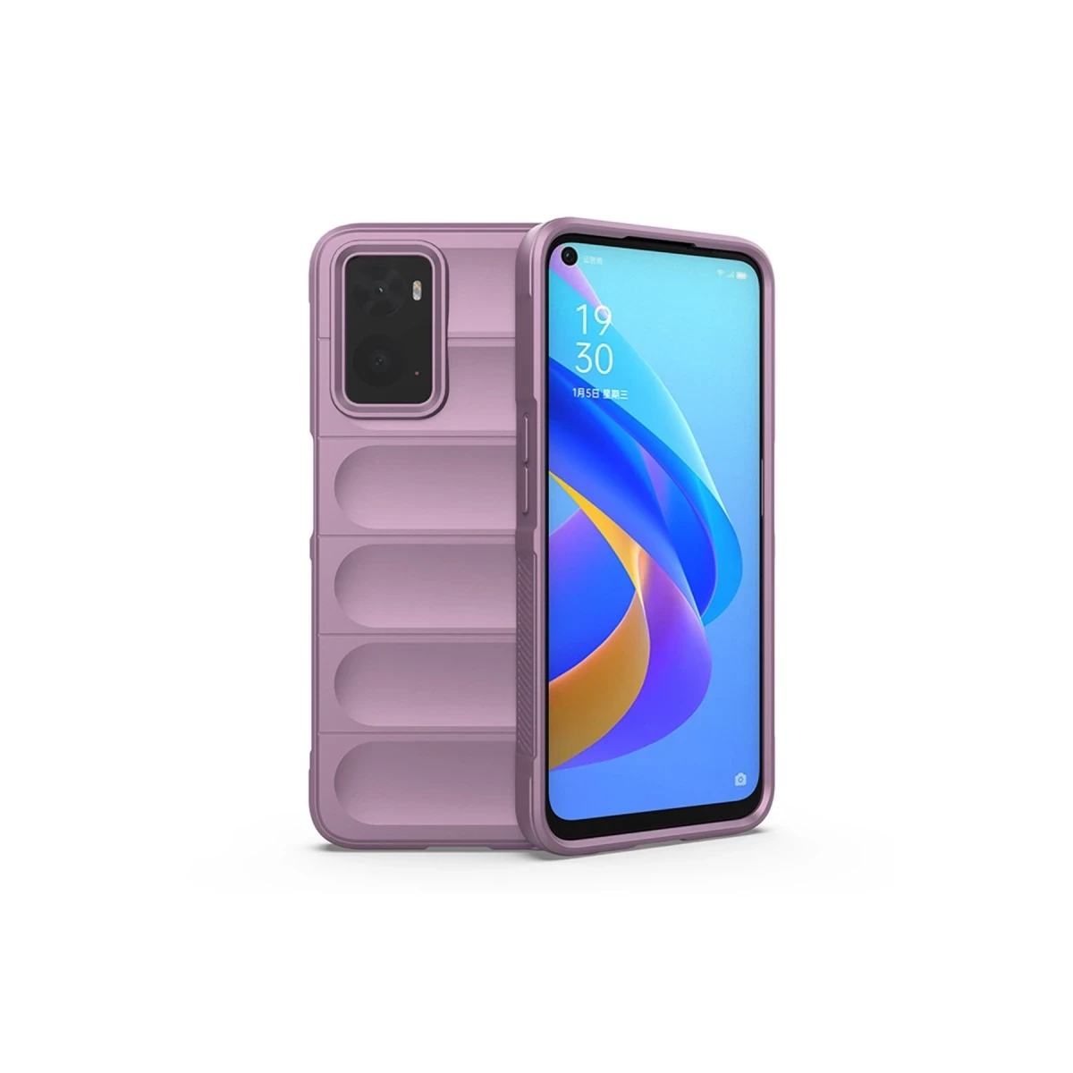 Realme 9i 4G Kılıf Optimum Silikon - Mor