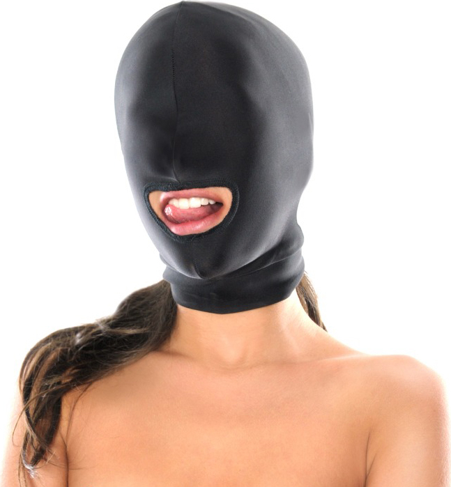 Hintohu Fantasy Open Mouth Hood Spandex Kumaştan Ağzı Açık Maske