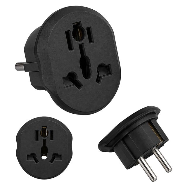 PM-24241 Avrupa Çıkışlı Universal Seyahat Priz Adaptörü Çoklu Fiş Giriş Tipi Uyumu