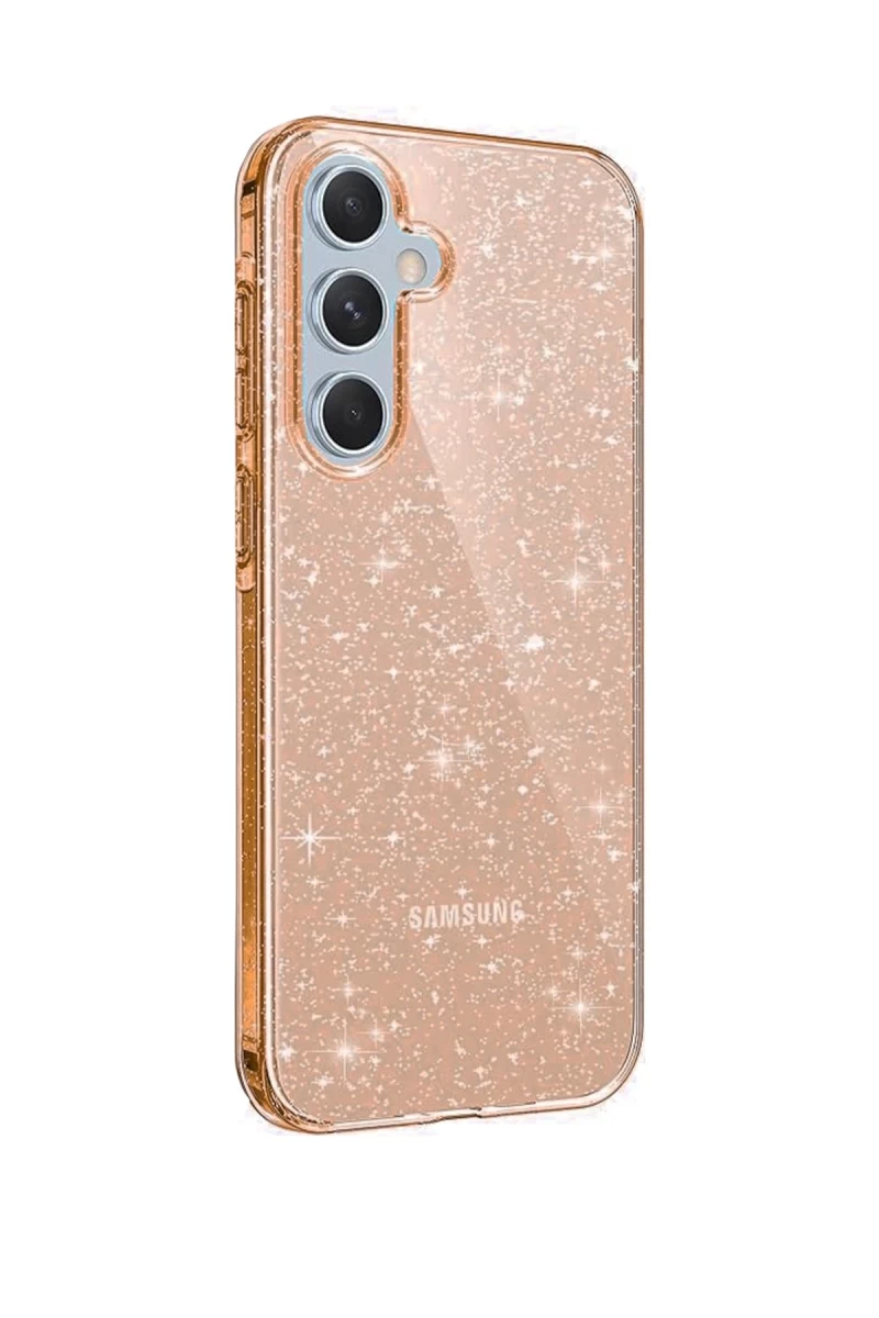 Samsung Galaxy A15 4G Uyumlu Kılıf Glow Kapak - Turuncu