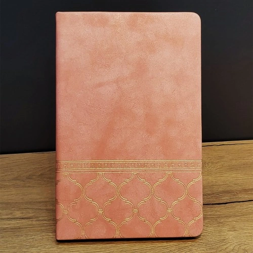 Şık Desenli Deri Defter 21 cm x 15 cm Kişisel için