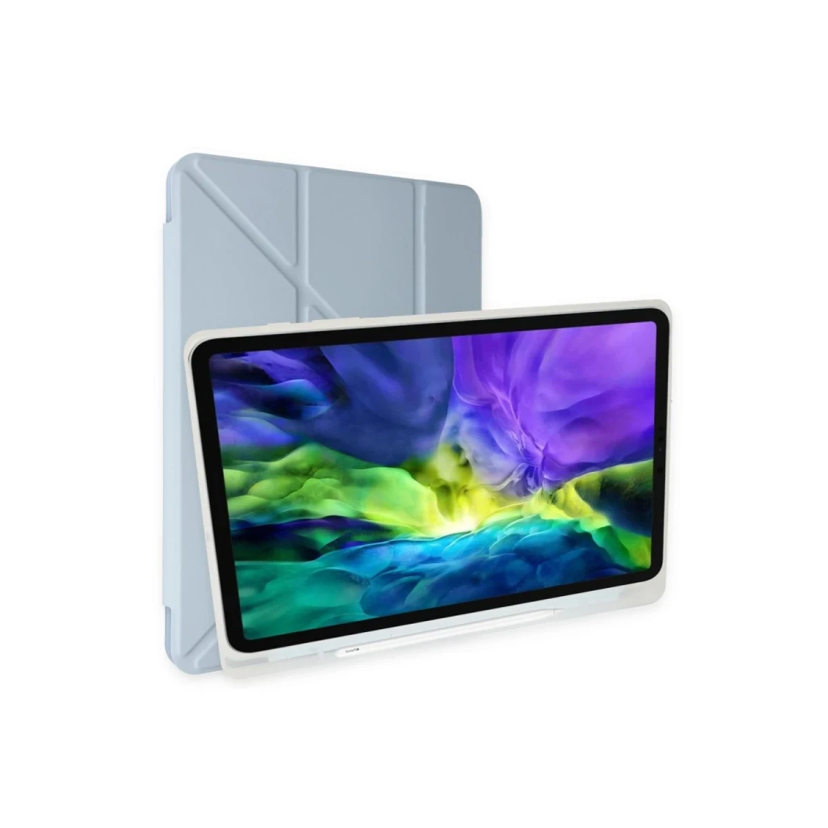 Xiaomi Redmi Pad Kılıf Kalemlikli Mars Tablet Kılıfı - Mavi