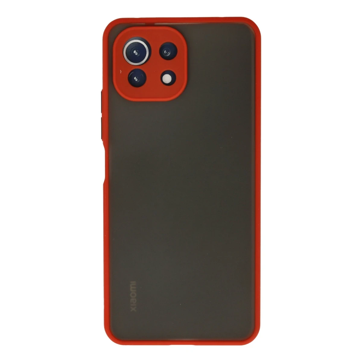 Xiaomi Mİ 11 Lite Kılıf Montreal Silikon Kapak - Kırmızı