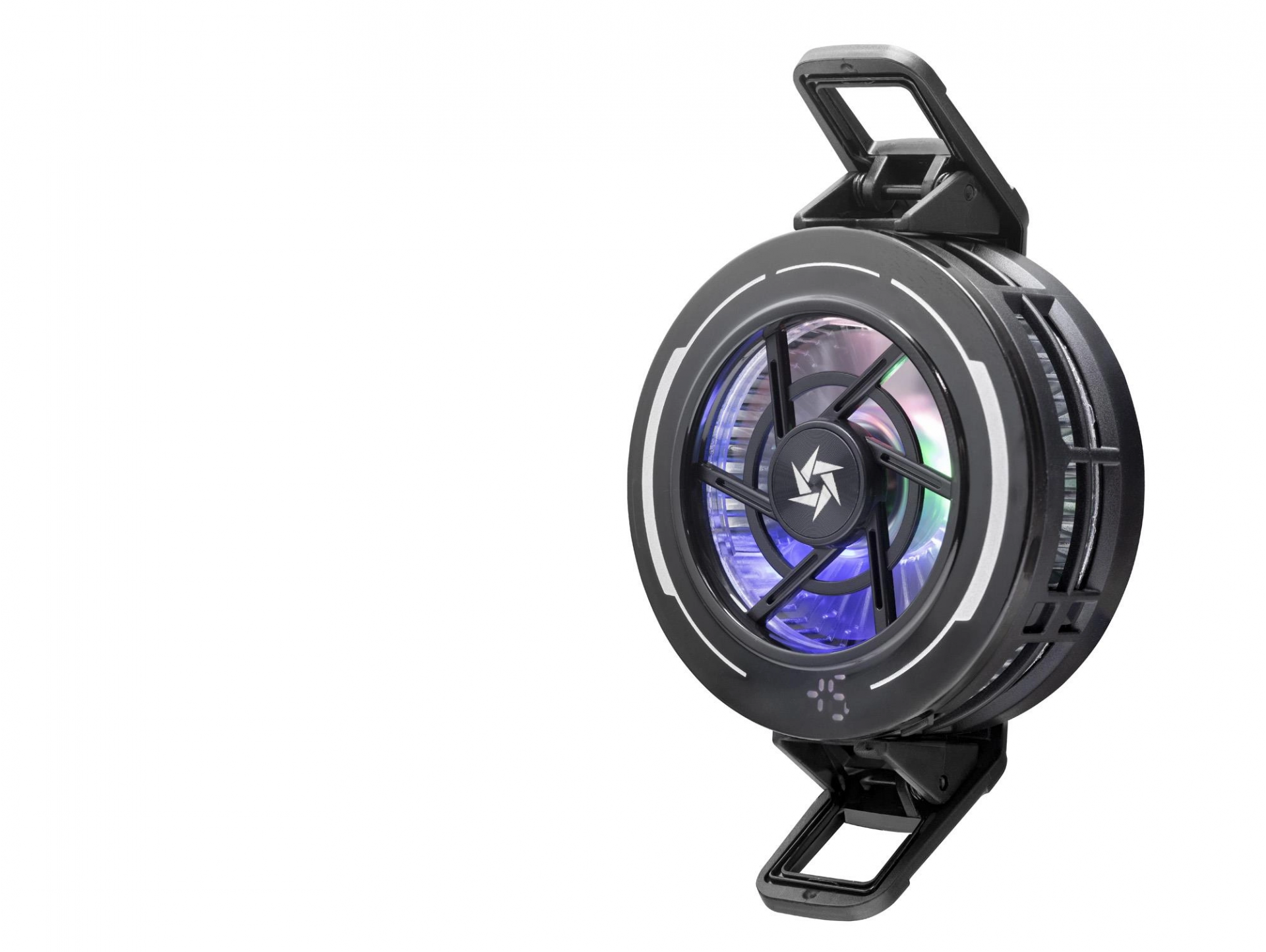 Klipsli Telefon Soğutucu Fan Rgb ısı Göstergeli (Manyetik Model)