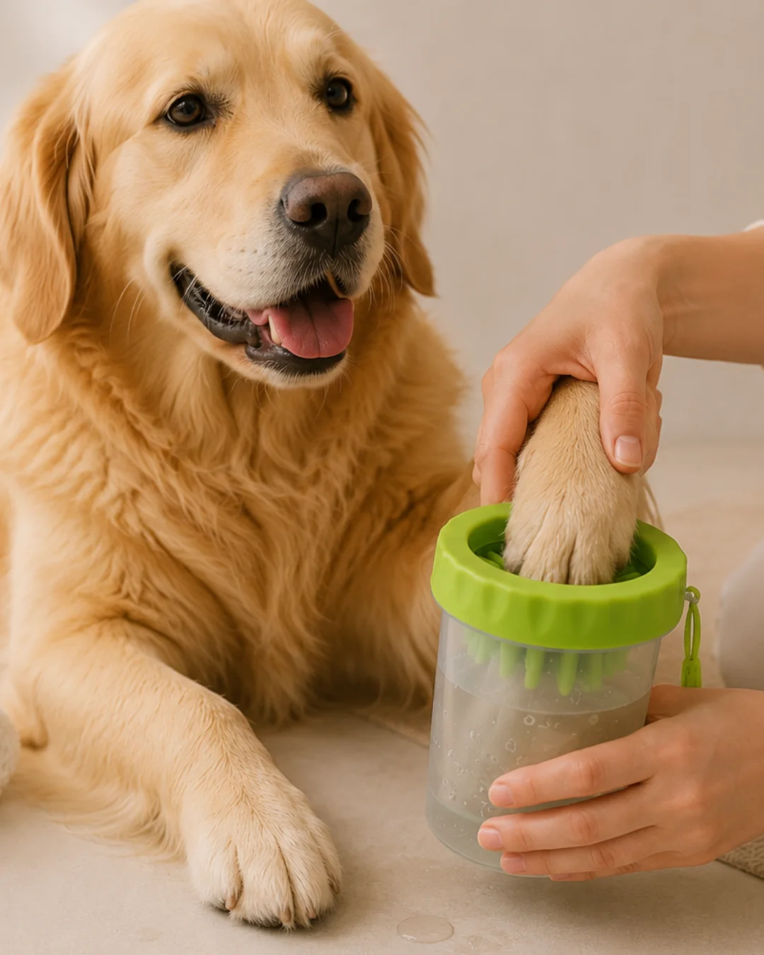Köpek Ayak Yıkama
