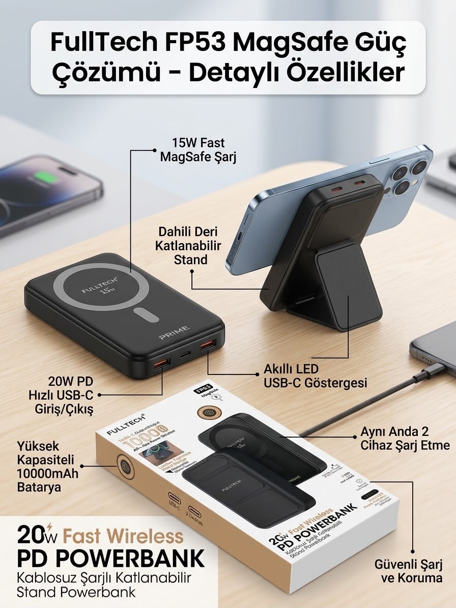 FullTech FP53 10000mAh Powerbank
