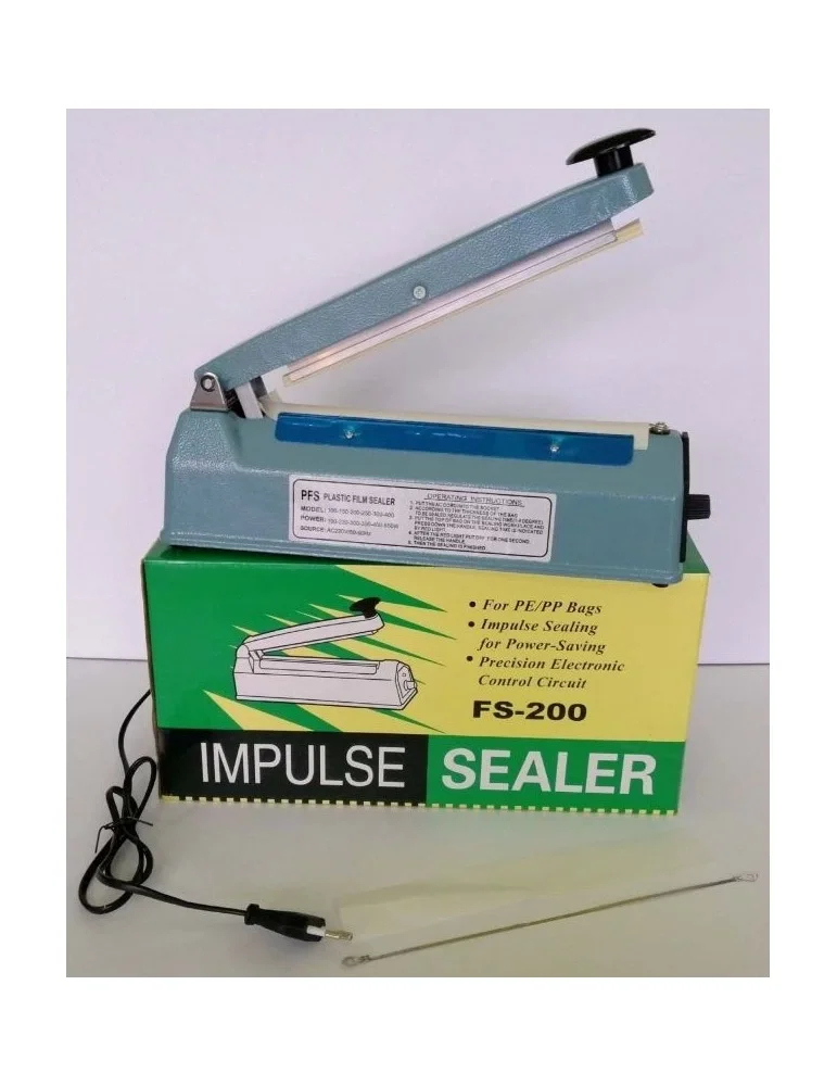 20Cm Metal Gövde Poşet Ağzı Yapıştırma Kapatma Makinası FS-200