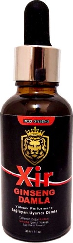 Xir Red Ginseng Xir Hardener Effect Özel Karışım İçecek Bay Bayan 30 ml