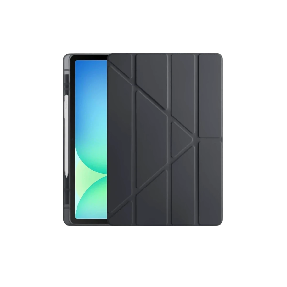 Apple iPad Pro 11 (2024) Kılıf Kalemlikli Hugo Tablet Kılıfı - Siyah