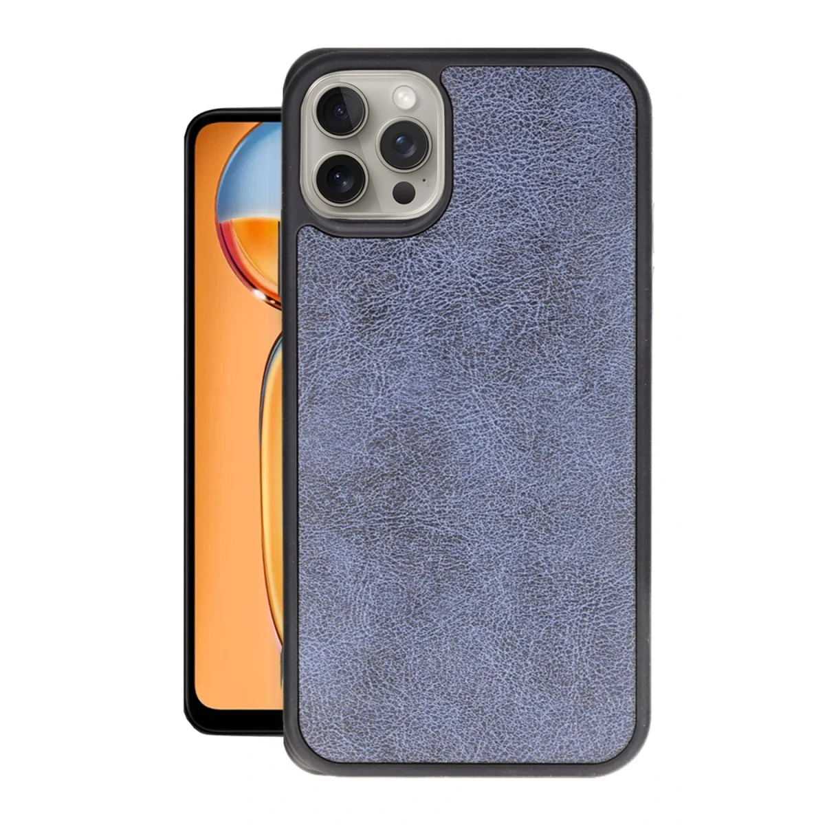 Apple iPhone 14 Pro Kılıf Aras Deri Kapak - Lacivert