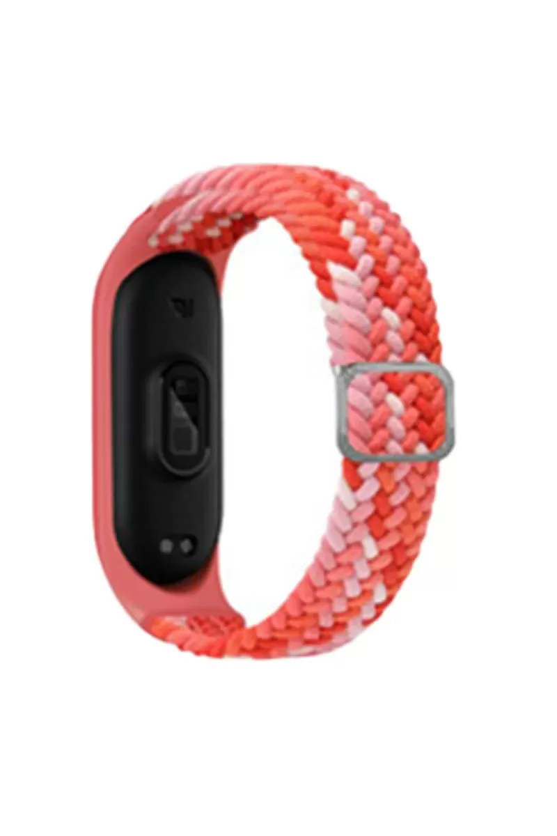 Xiaomi Mi Band 4 Uyumlu Star Kordon - Pembe-Kırmızı