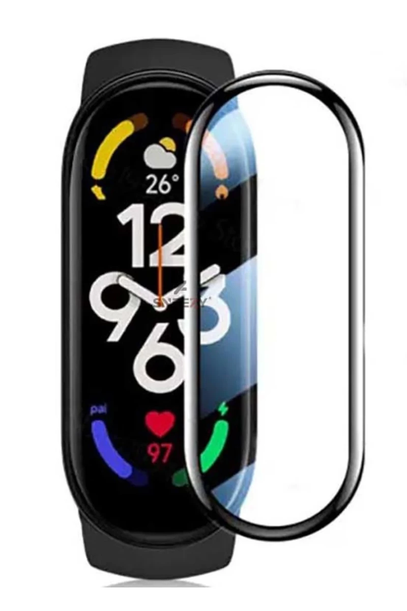 Xiaomi Mi Band 6 Uyumlu Polymer Nano Ekran Koruyucu - Şeffaf