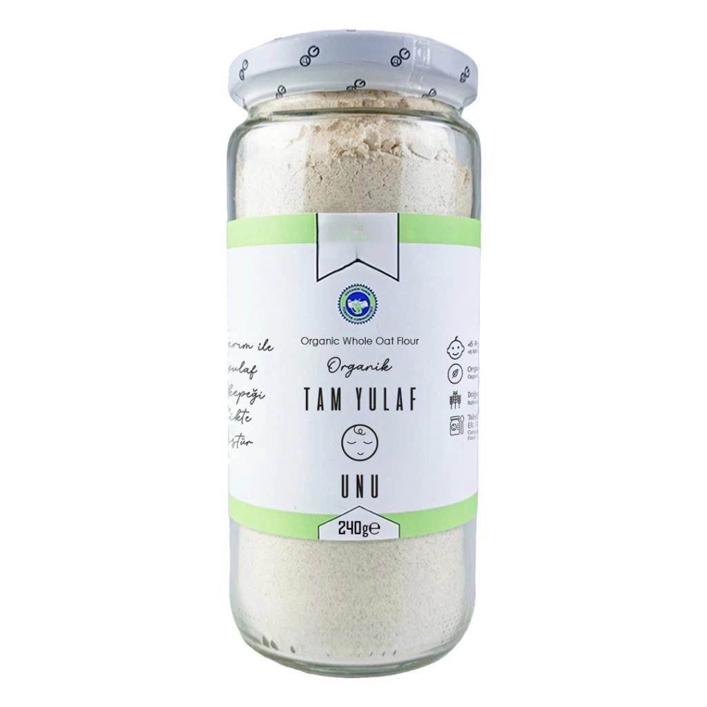 Organik Tam Yulaf Unu 240gr Sağlıklı Beslenme
