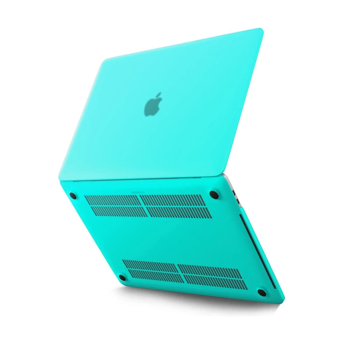 Apple Macbook Pro 13 2021 Macbook Buzlu Kapak - Yeşil