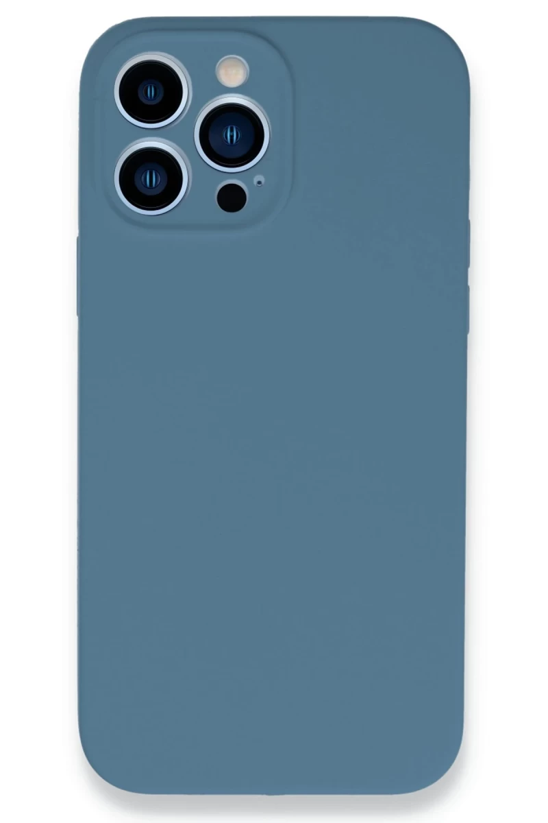 Apple iPhone 13 Pro Uyumlu Kılıf Lansman Legant Silikon - Açık Mavi
