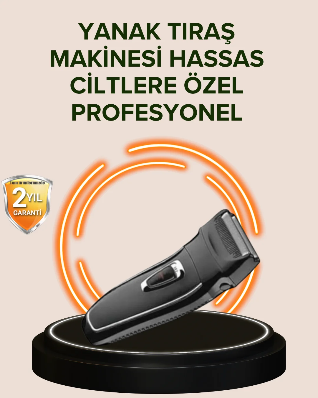 Şarj Göstergeli Yıkanabilir Erkek Tıraş Makinesi