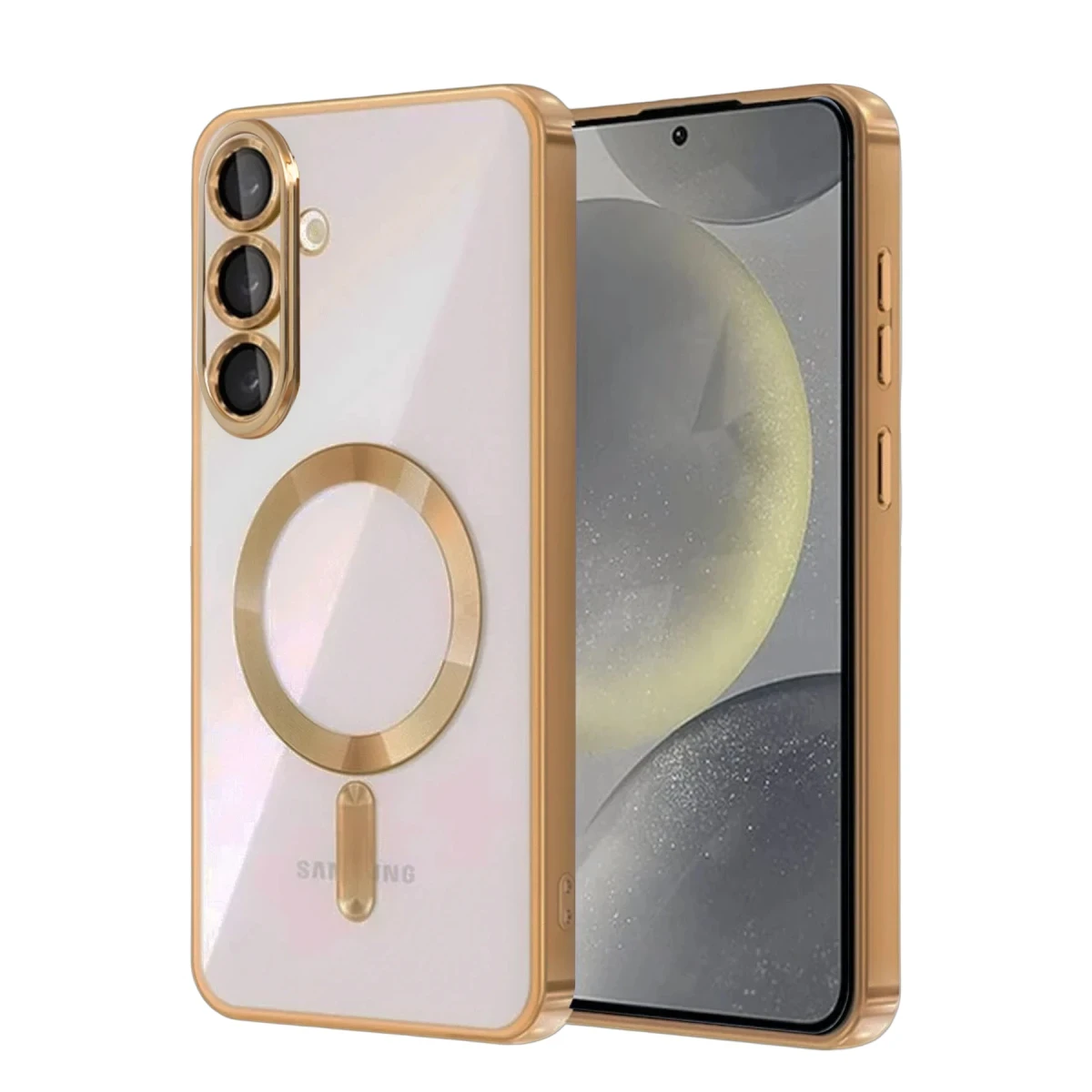 Samsung Galaxy S26 Kross Magneticsafe Kapak - Çöl Titanyum