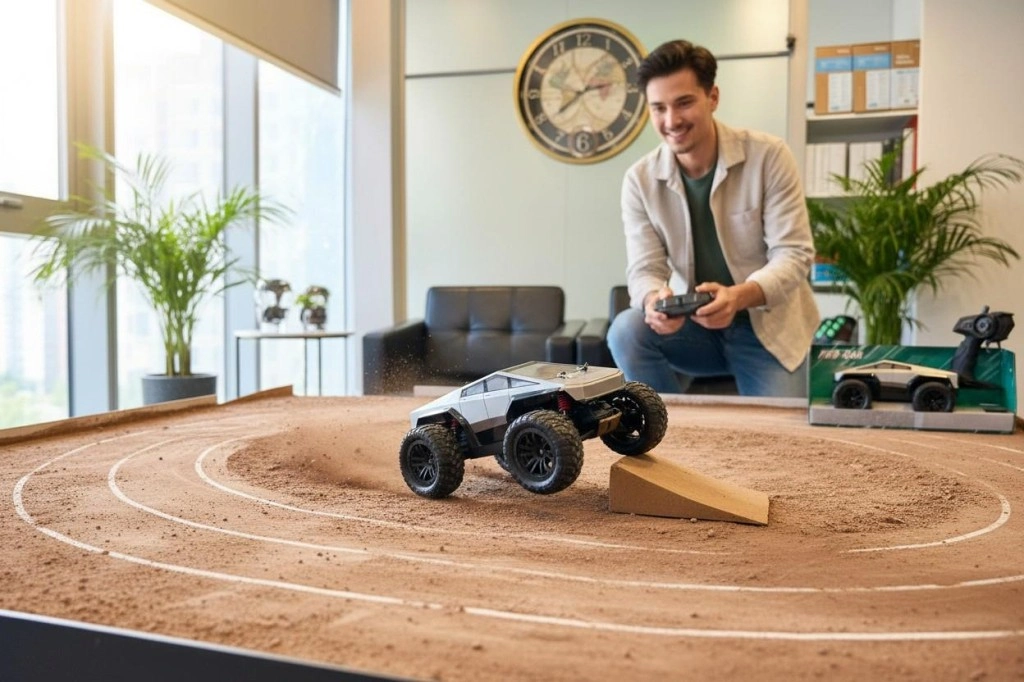 Yüksek Hızlı Tesla Pikap 1:18 Ölçekli Model