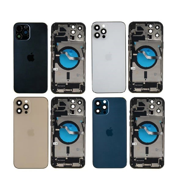 iPhone 12 Pro Max Uyumlu FULL Dolu Kasa (Beyaz)