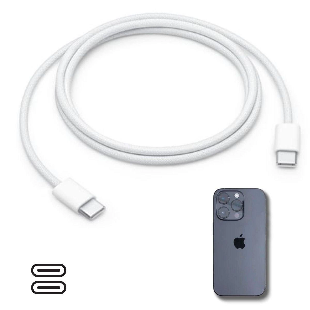 Hızlı Şarj Kablosu 1m Type-C Apple 15 ve 15 Pro İçin